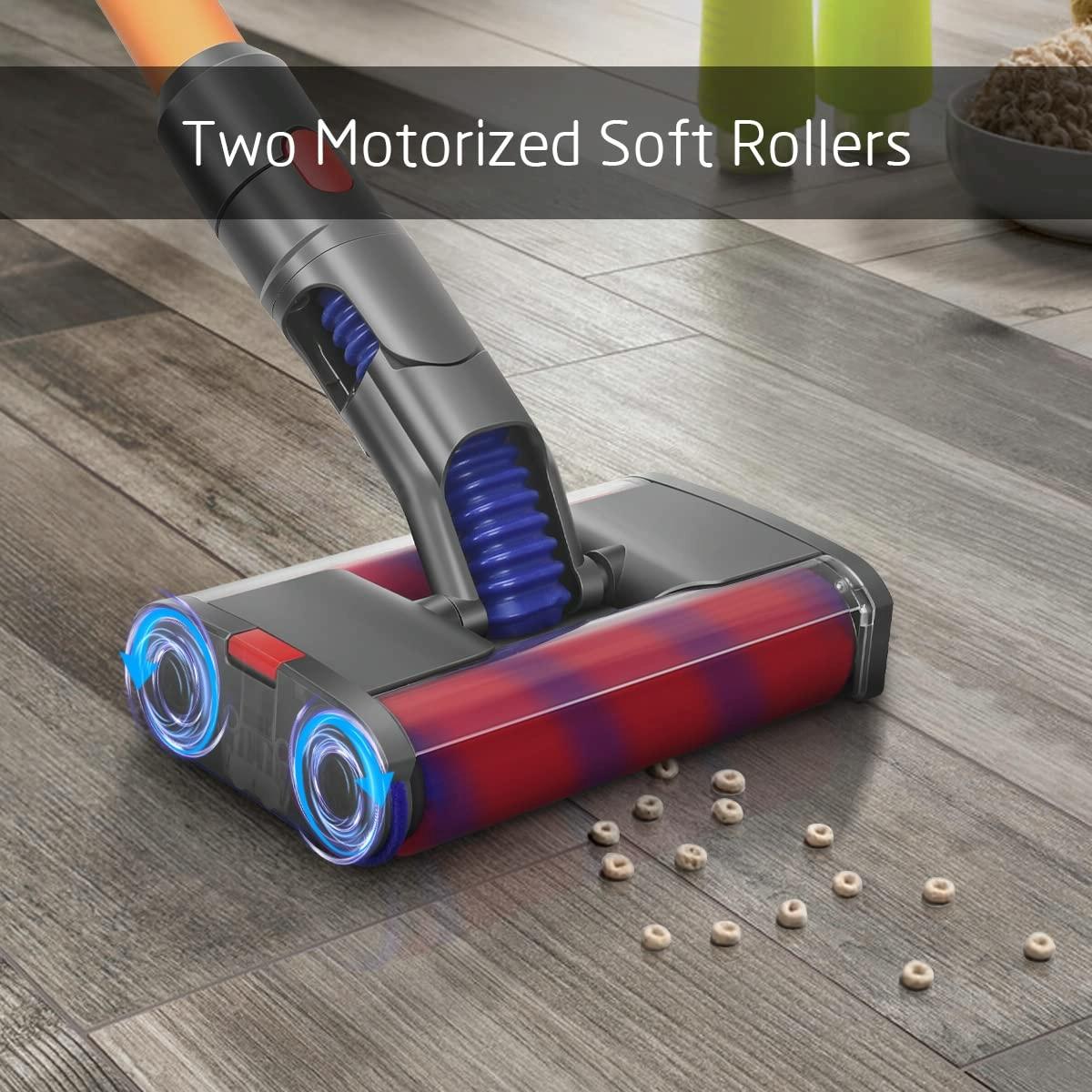 Soft Velvet Double Roller Floor Brush For Dyson Vacuum Cleaners