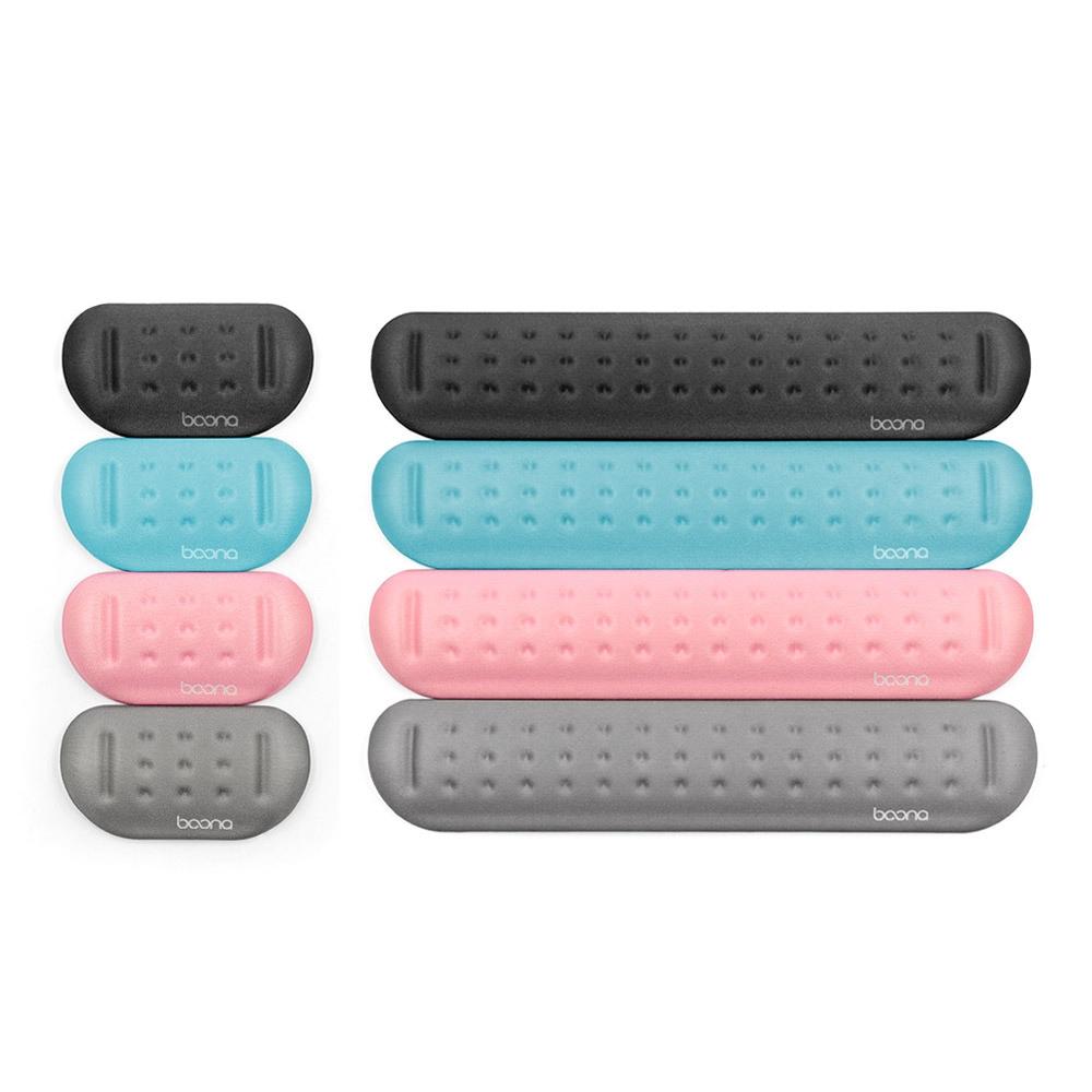 Silicone Memory Wrist Pad For Keyboard And Mouse Medium Size Black