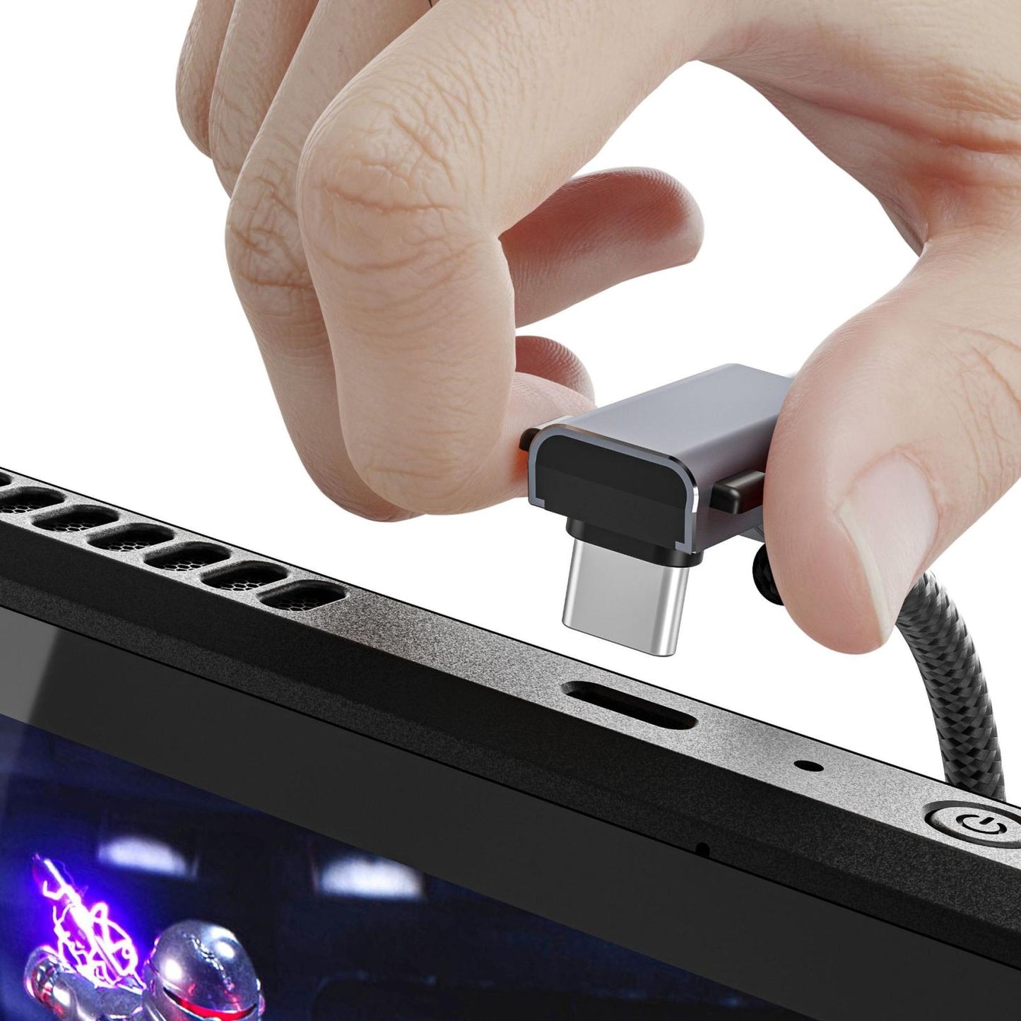 6 In 1 Docking Station For Steam Deck With Hdmi Rj45 Usb 3.0 C Pd 100W