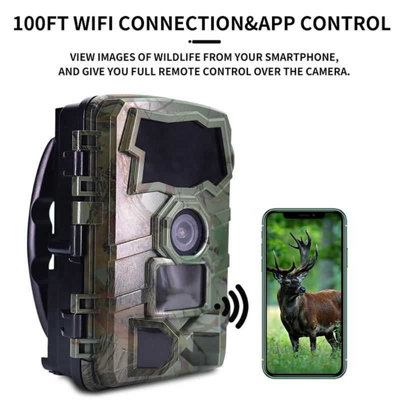 4K Wifi Trail Camera With 2.4 Tft Screen