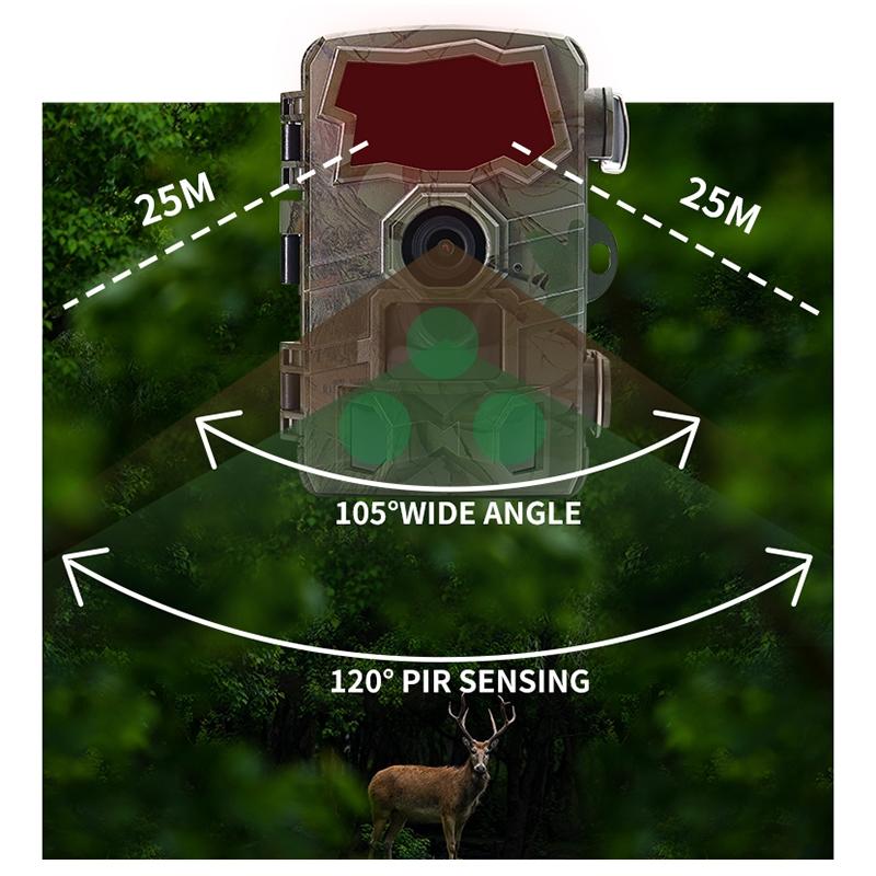 4K Wifi Trail Camera With 2.4 Tft Screen