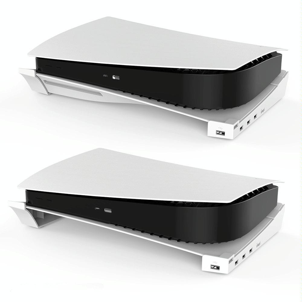 4 Port Usb Hub Base For Ps5 Horizontal Stand