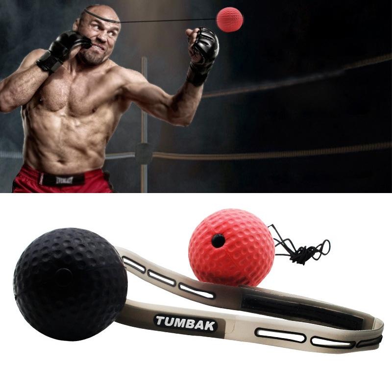 Adults' Fight Club Training Head Mounted Elastic Boxing Ball In Pu Leather