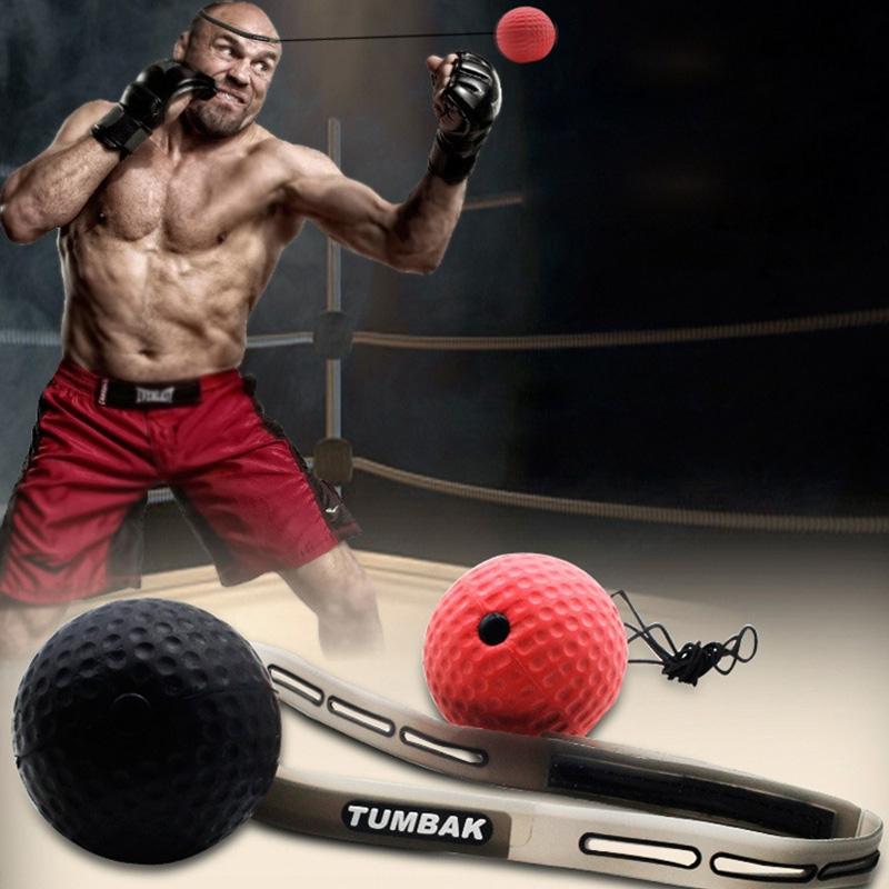 Adults' Fight Club Training Head Mounted Elastic Boxing Ball In Pu Leather