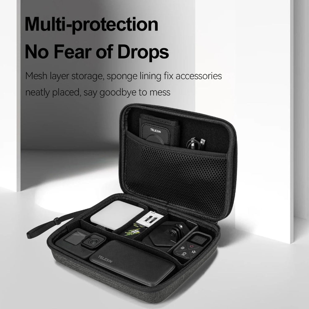 Universal Sports Camera Storage Bag Medium Size For Audio And Video Equipment