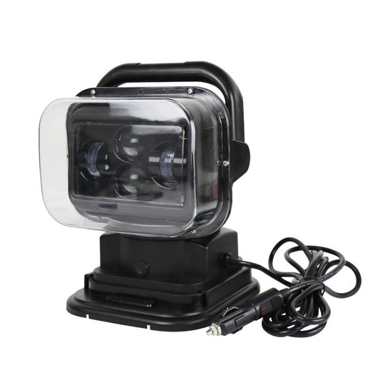 60W Dc 12 24V 400Lm Car 200M Wireless Remote Control 360 Degree Adjustable Led Search High Bay Lights / Spotlights