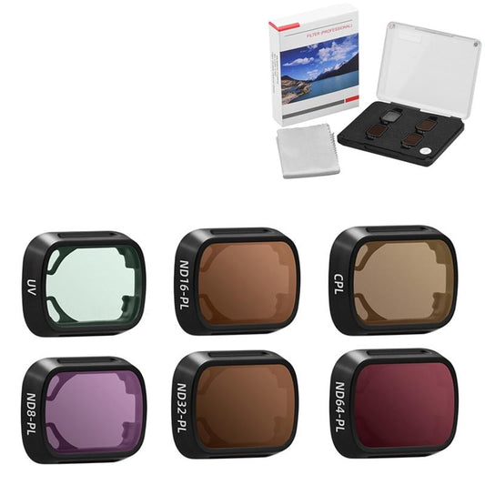 4 Piece Nd Filter Set For Dji Mini 3 / Pro Nd8pl Nd16pl Nd32pl Nd64pl 6Pcs/Set Uv+Cpl+Nd8pl+Nd16pl+Nd32pl+Nd64pl