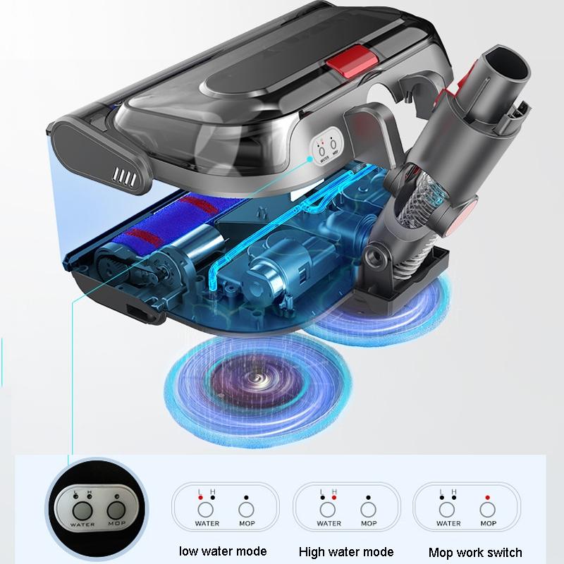 Electric Mopping Head For Dyson Vacuum Cleaners
