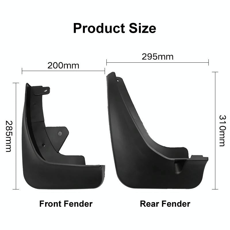 For Mazda Cx 3 2015 2021 4Pcs / Set Car Auto Soft Plastic Splash Flaps Fender Guard