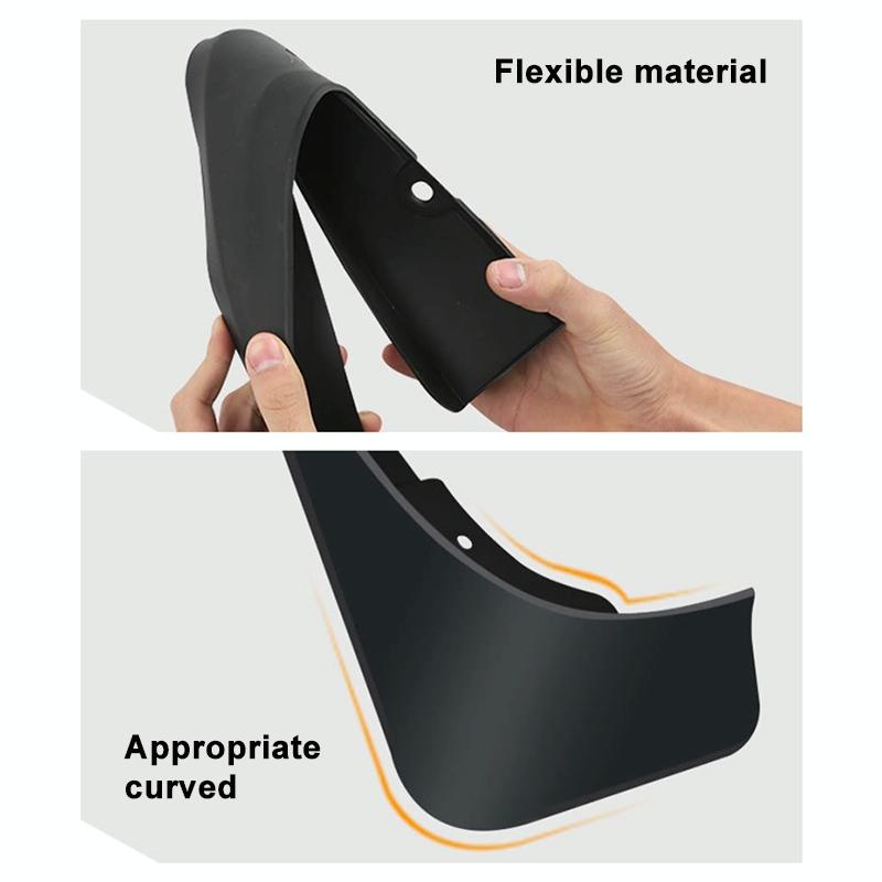 For Mazda Cx 3 2015 2021 4Pcs / Set Car Auto Soft Plastic Splash Flaps Fender Guard