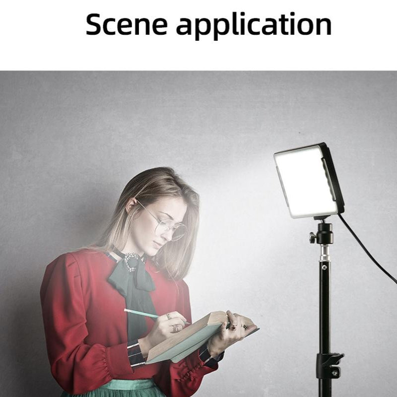 Retractable 10W Live Broadcast Light With Bracket And Colour Filters For Video Production