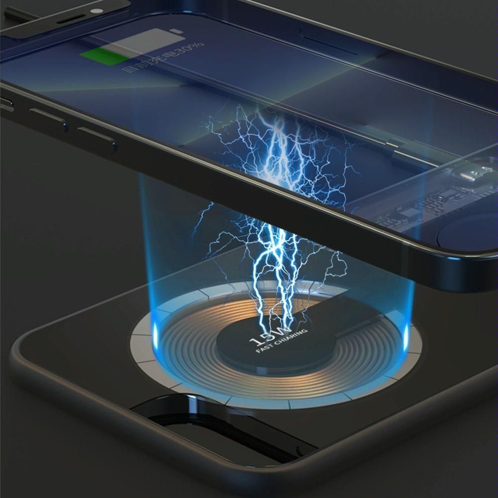 15W Dual Fast Charging Pad For 3 In Wireless Phones
