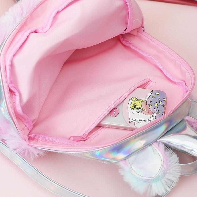 Teen Backpack Colourful For Travel Pink