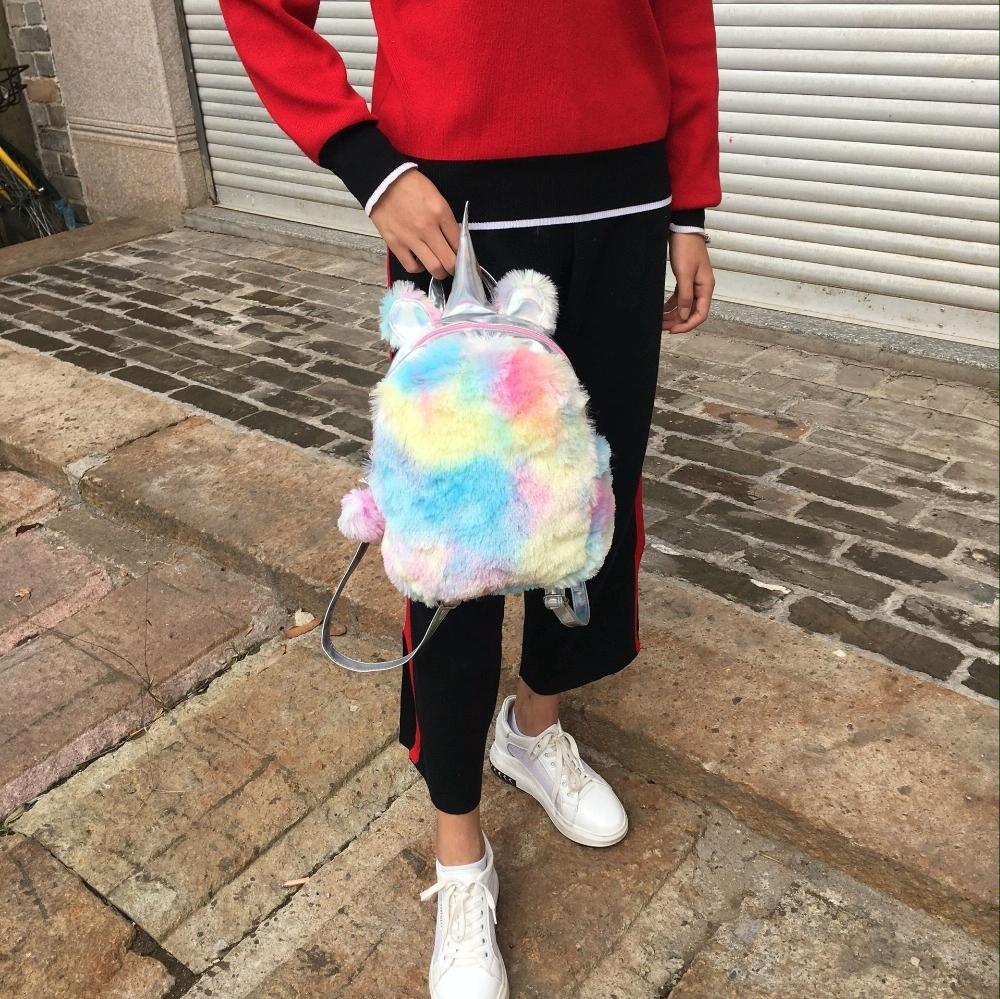 Teen Backpack Colourful For Travel Pink