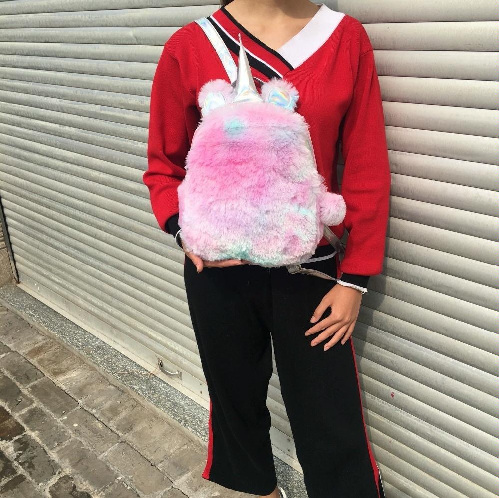 Teen Backpack Colourful For Travel Pink
