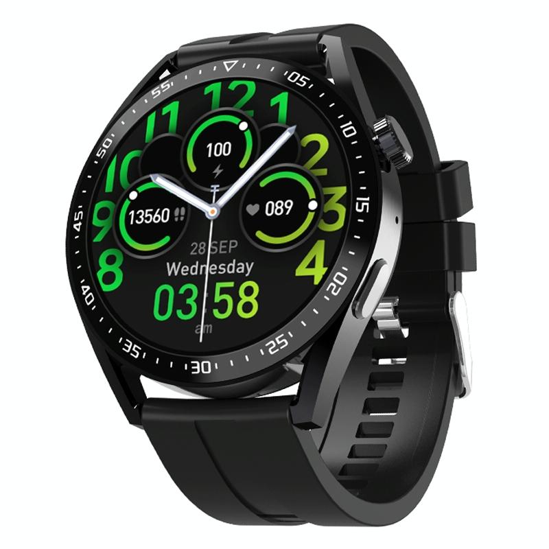 1.39 Inch Ip67 Waterproof Health Monitoring Bluetooth Call Smart Watch With Nfc Payment Black