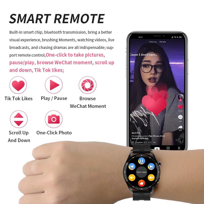 1.39 Inch Ip67 Waterproof Health Monitoring Bluetooth Call Smart Watch With Nfc Payment Black