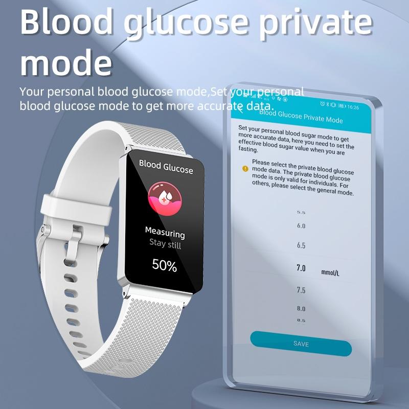 Smart Health Monitoring Watch With Colour Screen Black