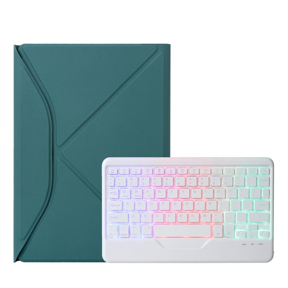Bluetooth Keyboard Leather Case For Ipad Pro 11 Backlit With Pen Slot Black