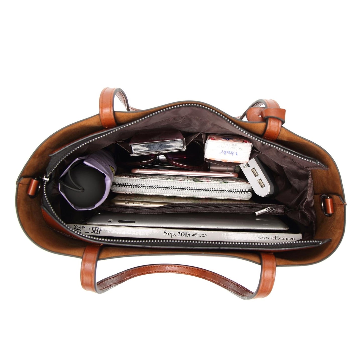 Stylish Pu Leather Women Crossbody Bag Wine Red