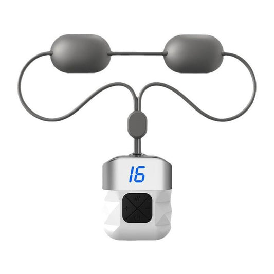 Ems Neck Massager For Shoulder & Cervical Therapy - White