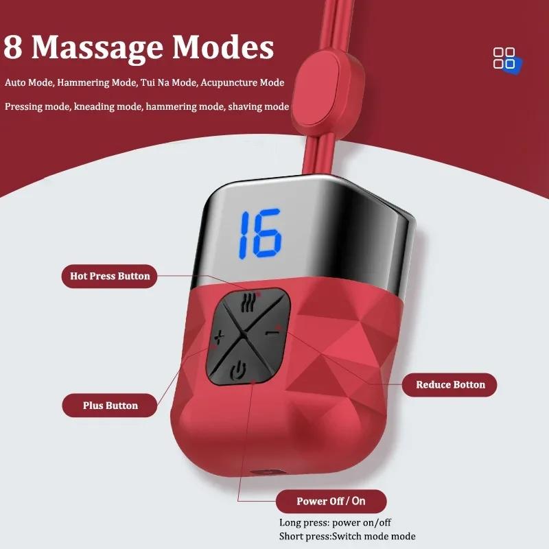 Ems Neck Massager For Shoulder & Cervical Therapy - White
