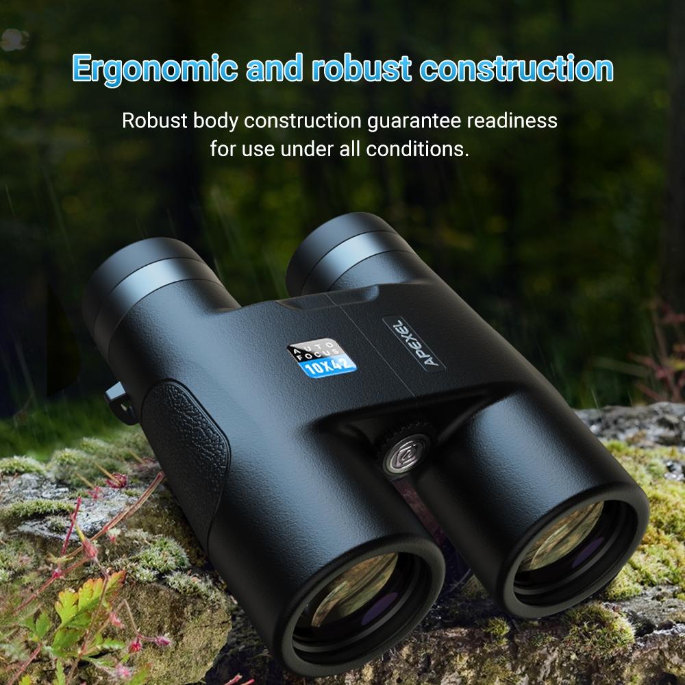 Autofocus 10X42 Binoculars Fixed Focus Black