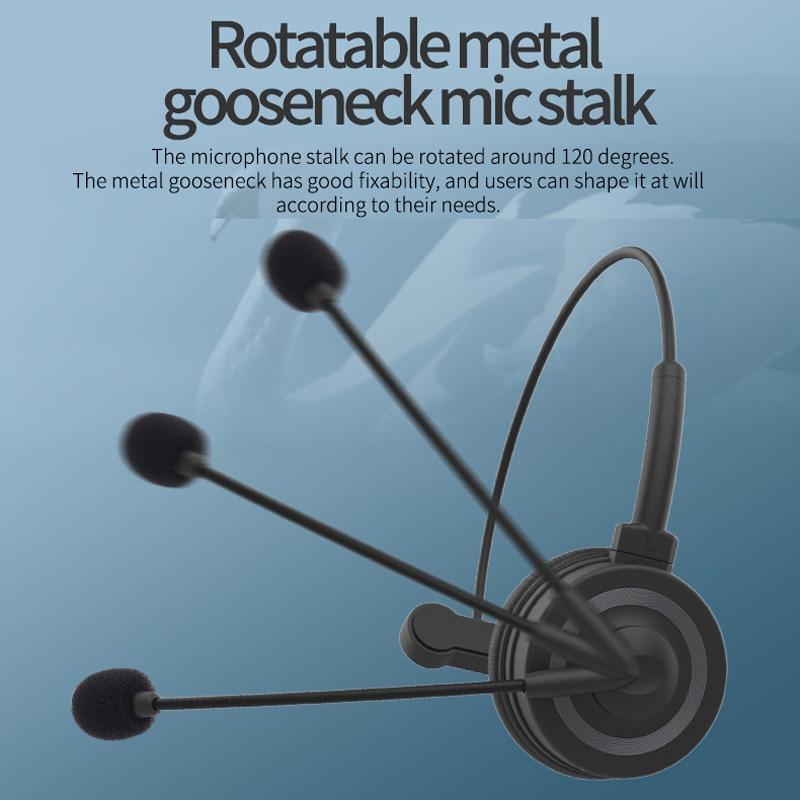 Unilateral Bluetooth Business Headset Black
