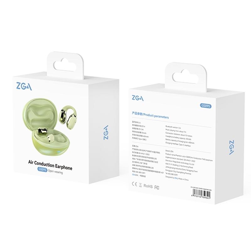 Zga Symphony Gs09s Air Conduction Tws Bluetooth Earphone Black