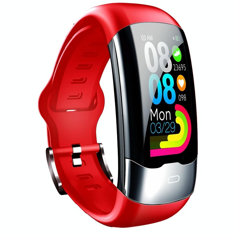 Smart Bracelet With Heart Rate And Blood Glucose Monitoring Tft Hd Black