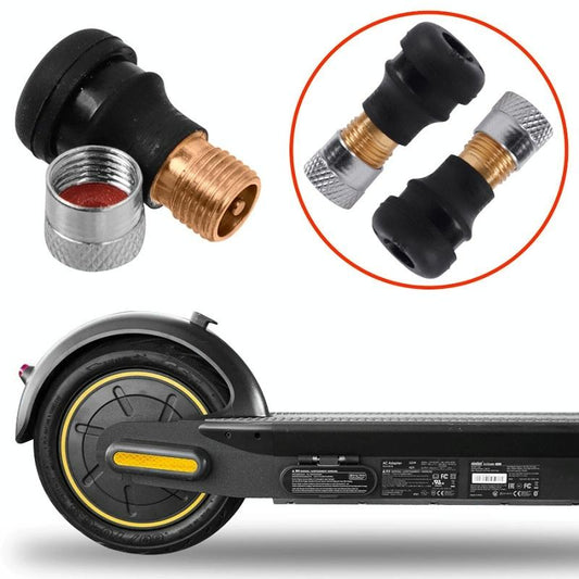 2 Pack Ninebot Max G30 Scooter Tires With Vacuum Nozzle Black