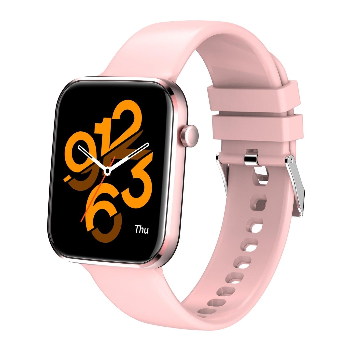 1.69 Inch Ip67 Waterproof Smart Watch With Touch Screen Health Monitoring Red