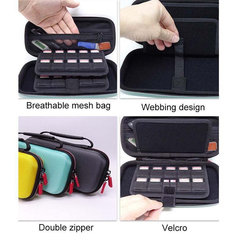Compact Nintendo Switch Lite Carrying Case Black