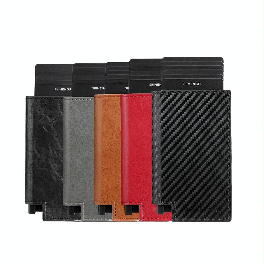 Pop Up Rfid Bifold Wallet With Card Holder Black