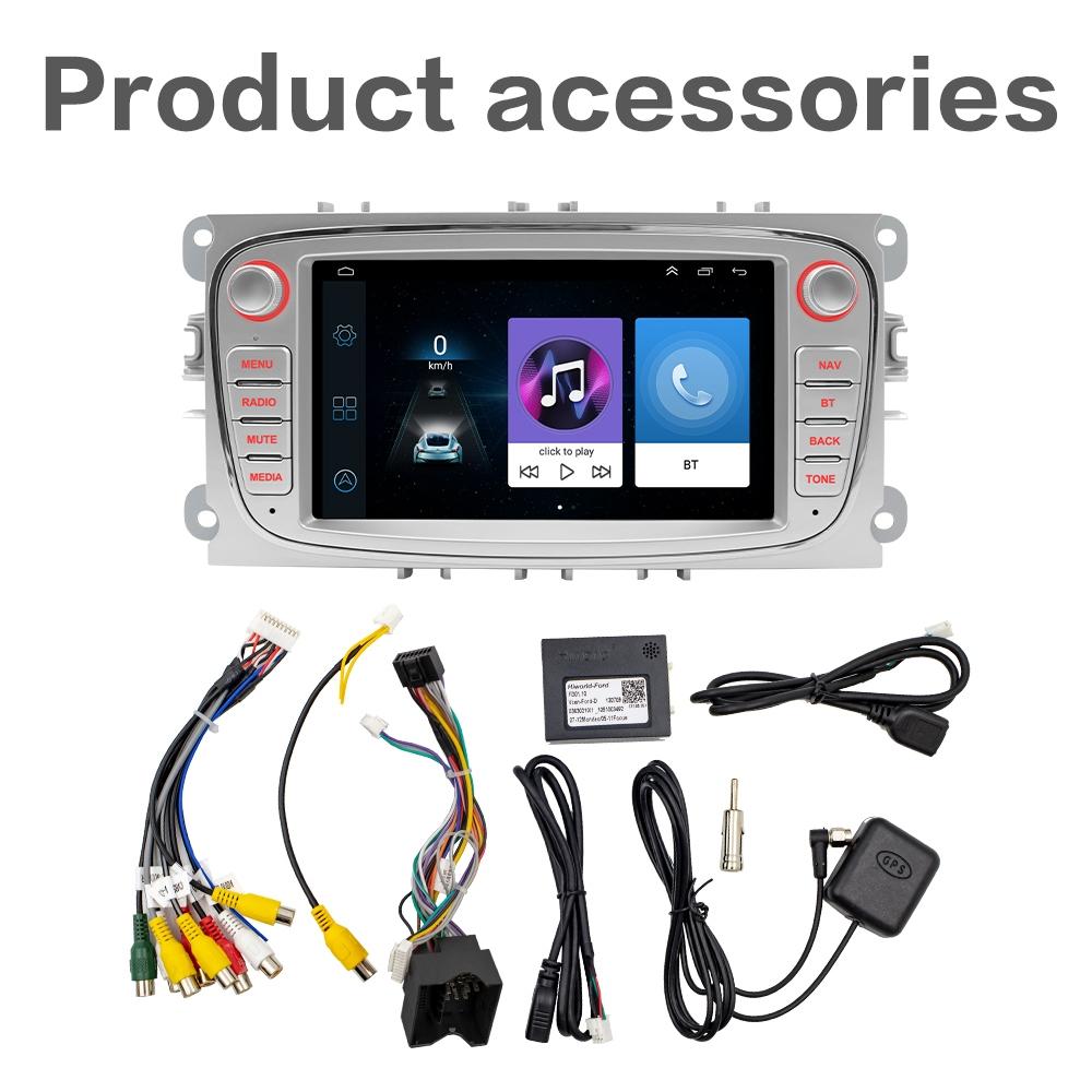 7 Inch Android Navigation Radio For Ford Focus Bluetooth Rds 1 + 32G Black