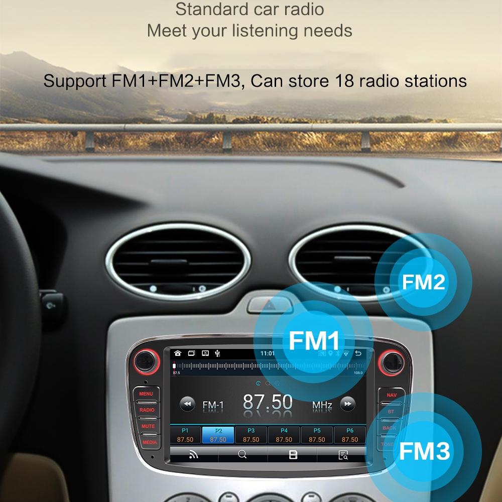 7 Inch Android Navigation Radio For Ford Focus Bluetooth Rds 1 + 32G Black