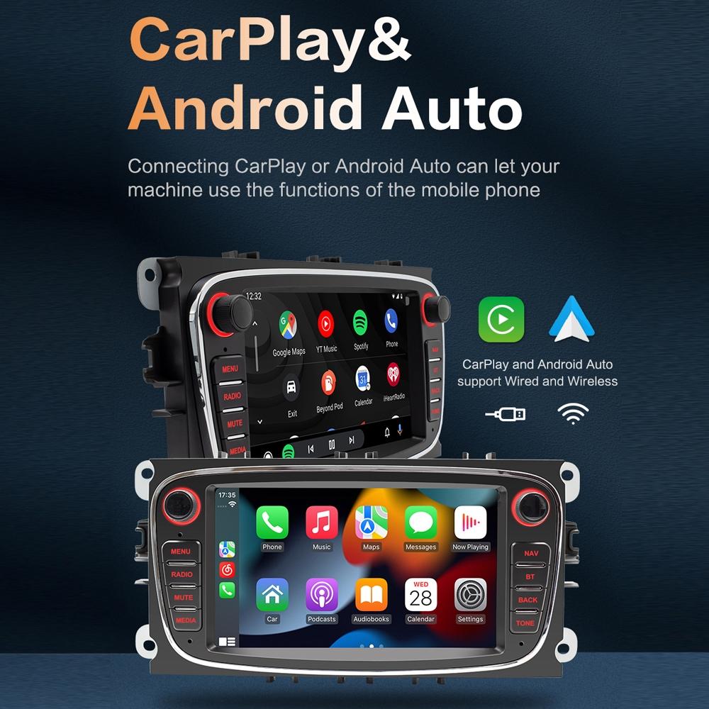 7 Inch Android Navigation Radio For Ford Focus Bluetooth Rds 1 + 32G Black