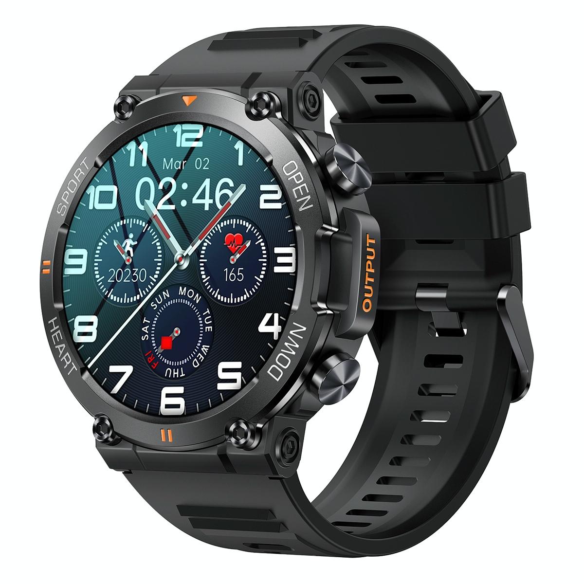 Smart Heart Rate And Blood Pressure Wristband Monitor Black