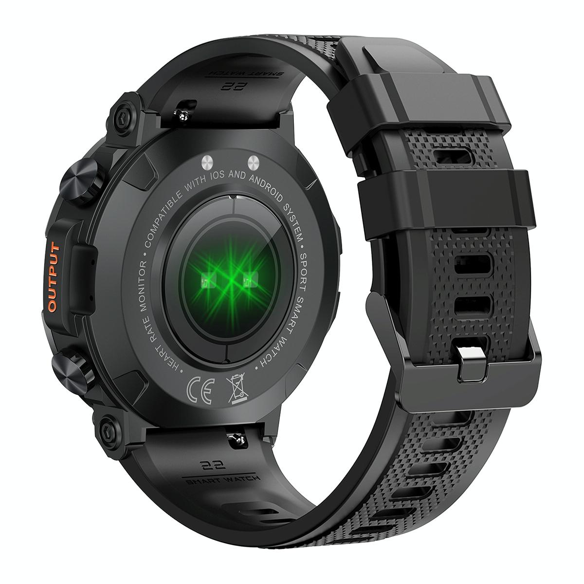 Smart Heart Rate And Blood Pressure Wristband Monitor Black