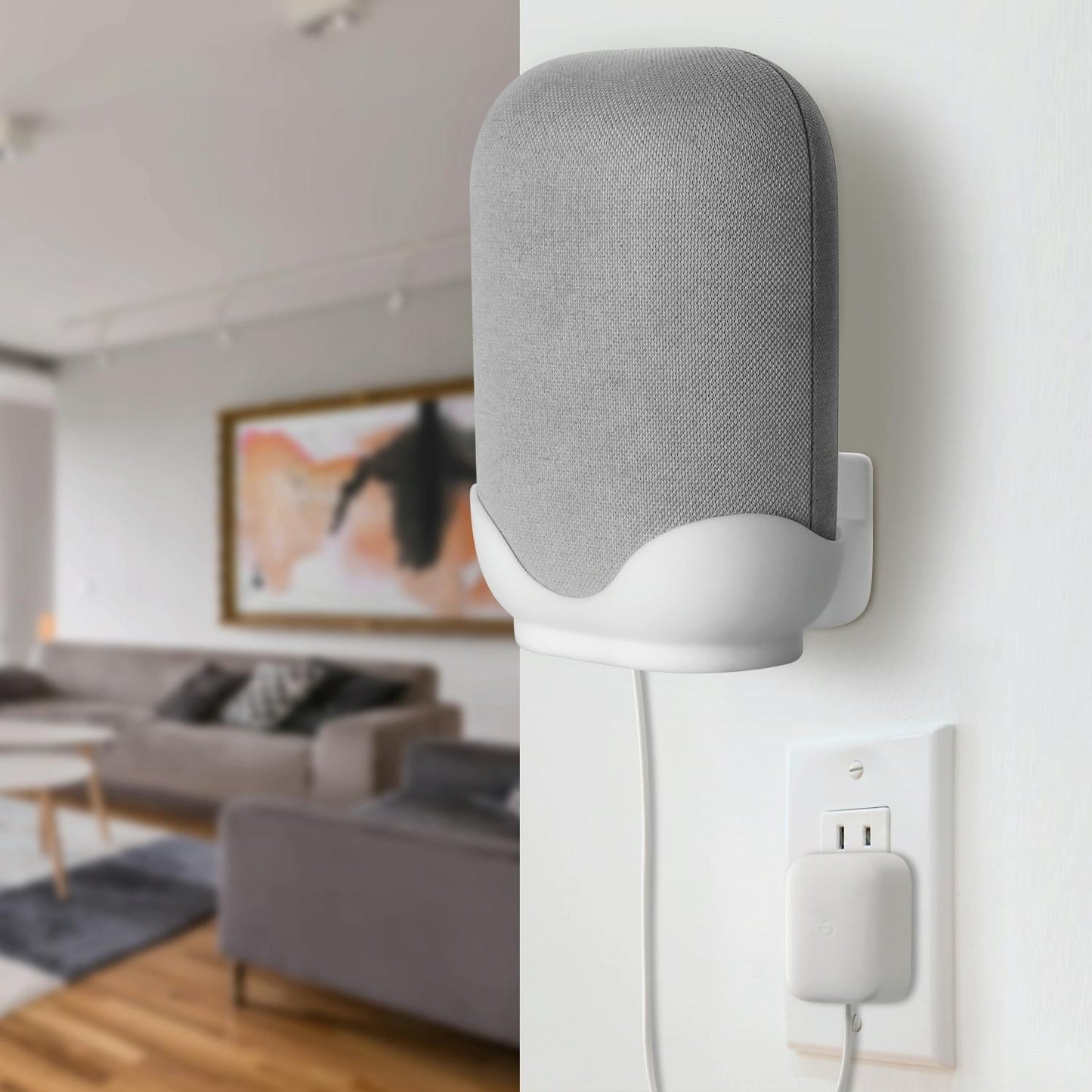 Desktop Wall Bracket For Google Nest Audio Jg02 White