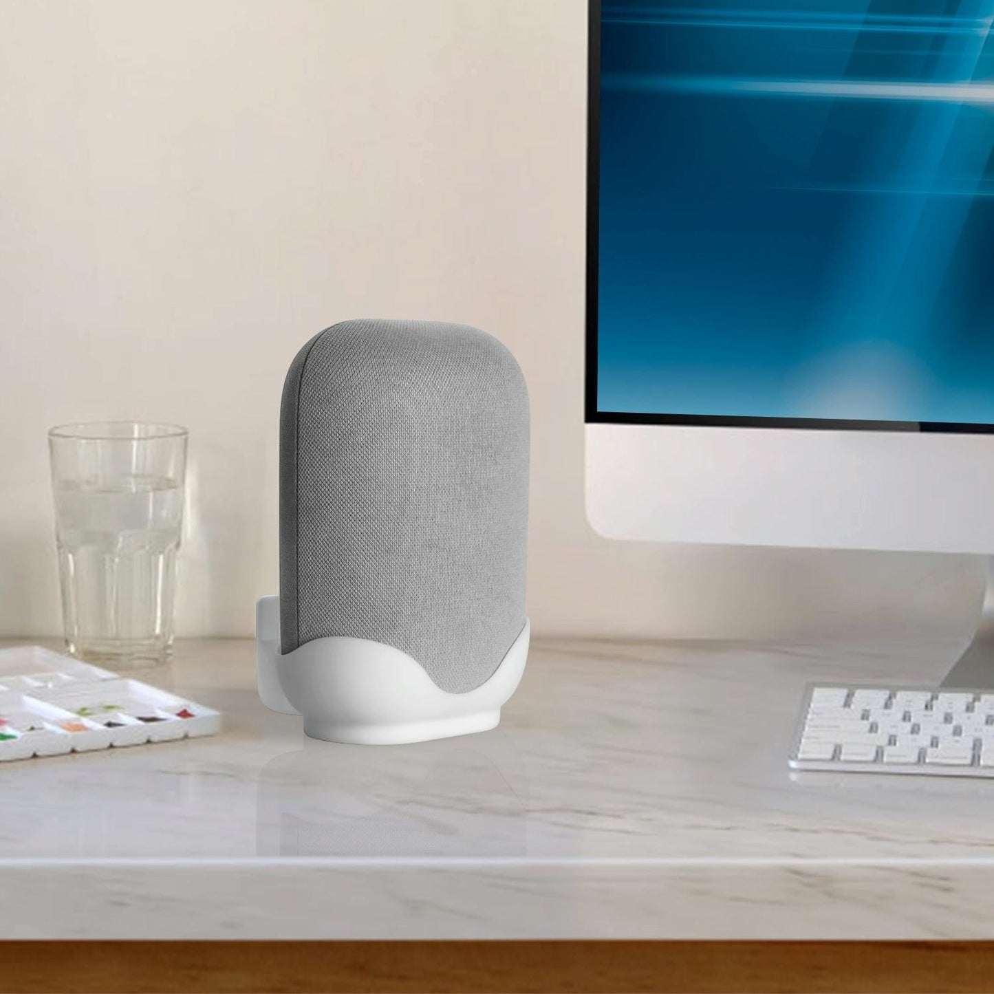 Desktop Wall Bracket For Google Nest Audio Jg02 White