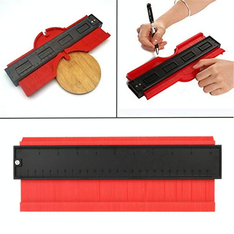 10 Inch Woodworking Contour Arc Gauge Tool Multifunctional Red