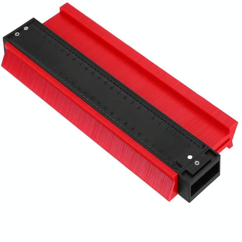 10 Inch Woodworking Contour Arc Gauge Tool Multifunctional Red