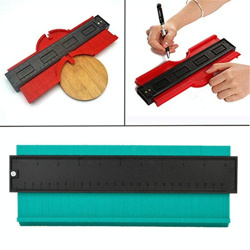 10 Inch Woodworking Contour Arc Gauge Tool Multifunctional Red