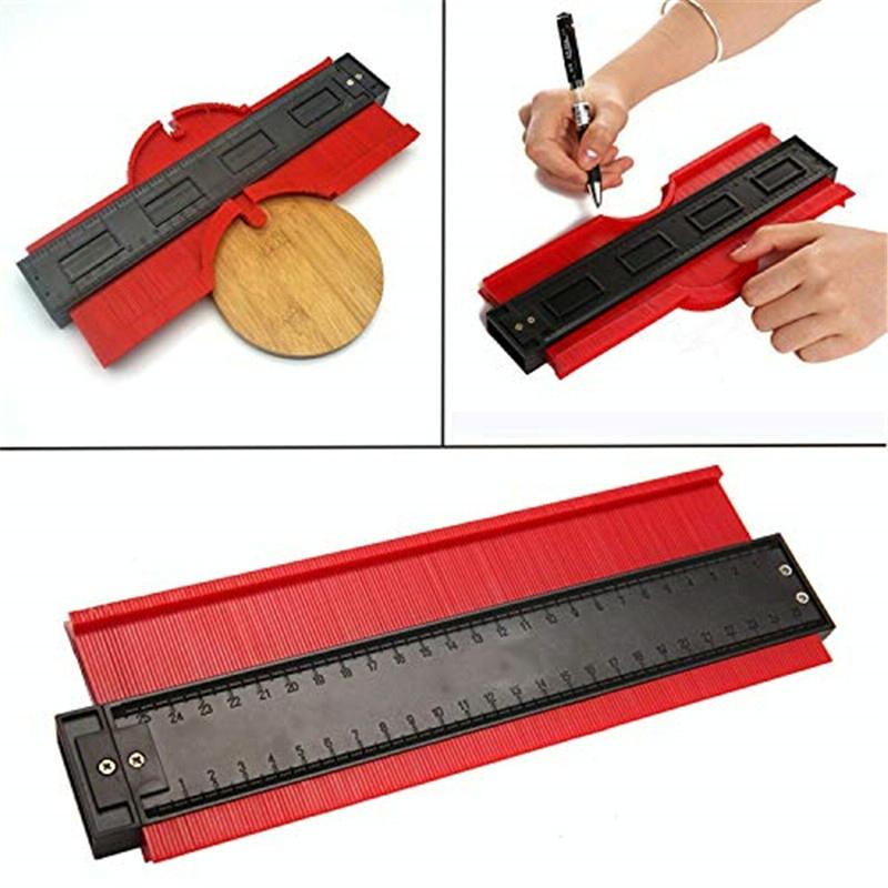 10 Inch Woodworking Contour Arc Gauge Tool Multifunctional Red