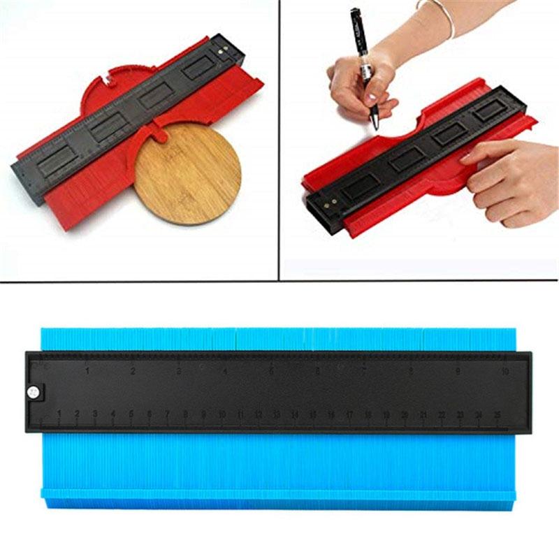 10 Inch Woodworking Contour Arc Gauge Tool Multifunctional Red