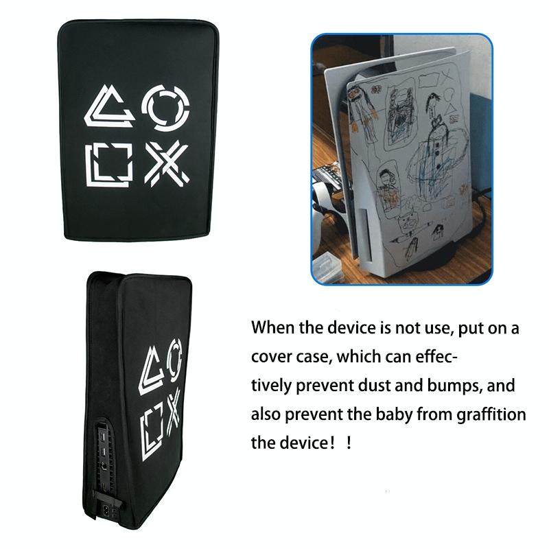 Ps5 Dust Cover Protective Sleeve In Black