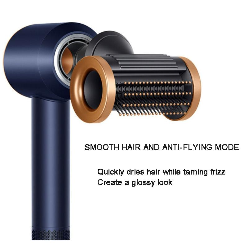 Smooth Flyaway Nozzle For Dyson Hair Dryer Copper Nickel Gray