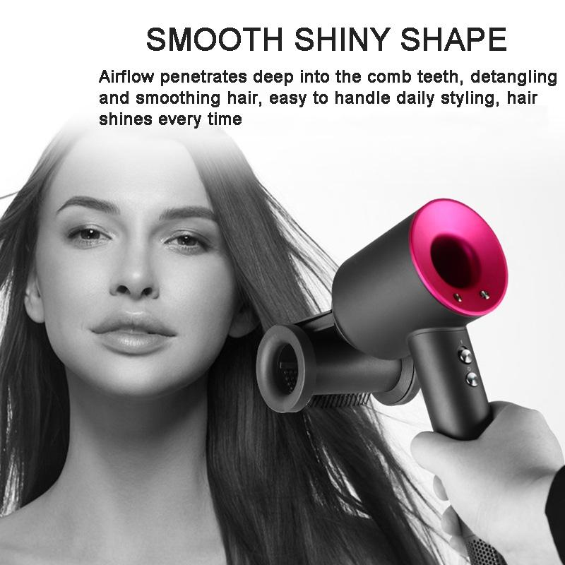 Smooth Flyaway Nozzle For Dyson Hair Dryer Copper Nickel Gray