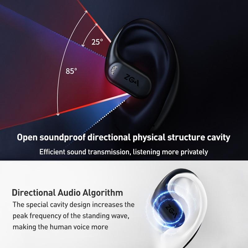 Wireless Bluetooth Earphone Mounted Black